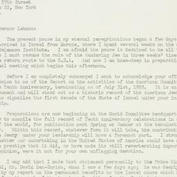 Letter: 1958 October 26