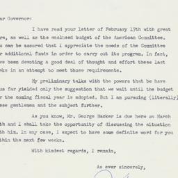 Letter: 1958 March 10