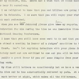 Letter: 1959 August 2
