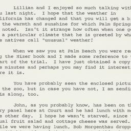 Letter: 1962 February 12