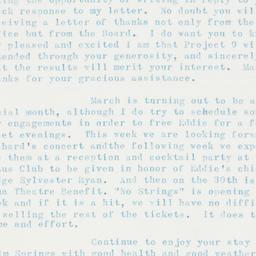Letter: 1962 March 11