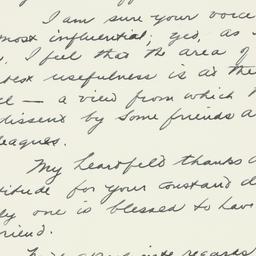Letter: 1961 April 26