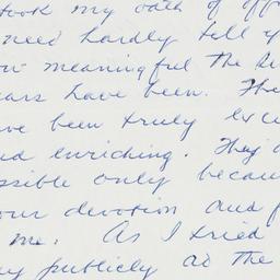 Letter: 1960 August 14