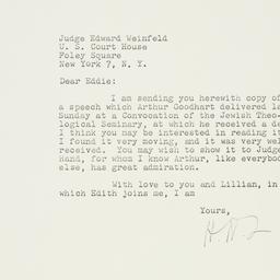 Letter: 1958 October 30