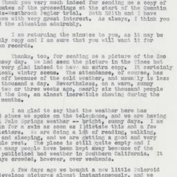 Letter: 1962 February 14