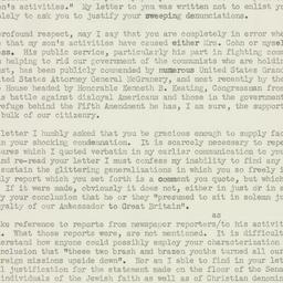 Letter: 1953 August 10