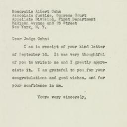 Letter: 1949 September 17