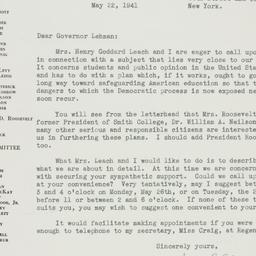 Letter: 1941 May 22