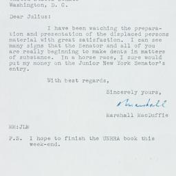 Letter: 1950 March 7