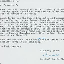 Letter: 1950 March 20