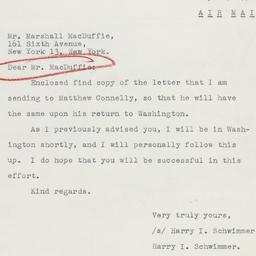 Letter: 1950 May 12