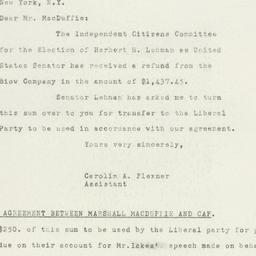 Letter: 1950 January 27
