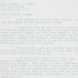Letter: 1949 September 1