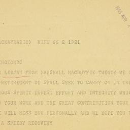 Letter: 1946 April 4