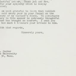Letter: 1964 January 18