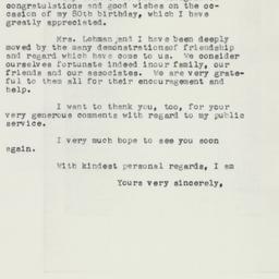 Letter: 1958 April 3