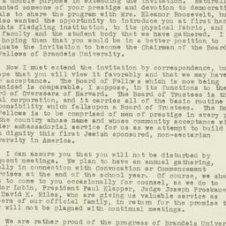 Letter: 1950 May 20