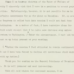 Letter: 1950 September 15