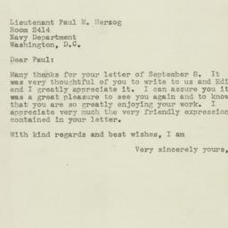 Telegram: 1944 September 11