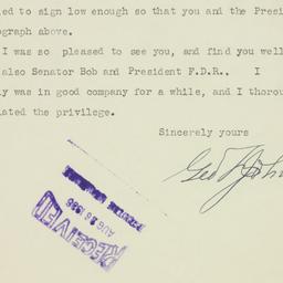 Letter: 1936 August 24