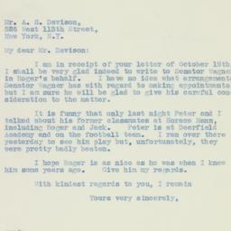 Letter: 1934 October 21