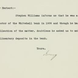 Letter: 1932 May 13