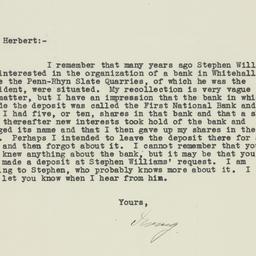 Letter: 1932 May 9