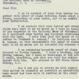 Letter: 1932 May 5