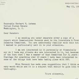 Letter: 1955 May 23