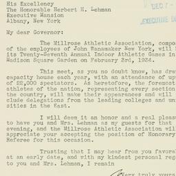 Letter: 1933 December 6