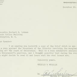 Letter: 1950 December 20