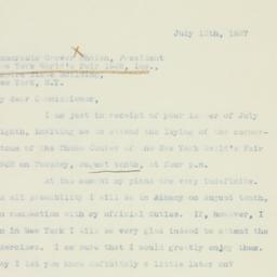 Letter: 1937 July 12