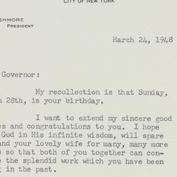 Letter: 1948 March 24