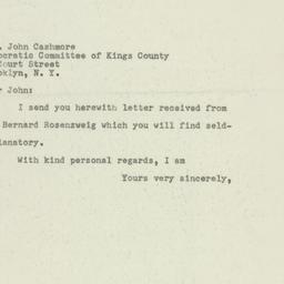 Letter: 1949 September 19