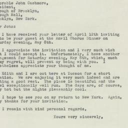 Letter: 1948 April 16