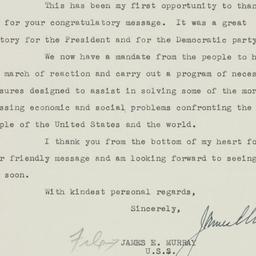 Letter: 1948 November 23