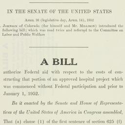 Administrative Record: 1952...