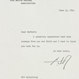 Letter: 1940 June 12