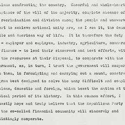 Press Release: 1940 November 6
