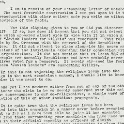 Letter: 1940 November 1