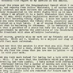Letter: 1957 September 13