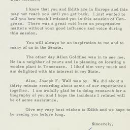 Letter: 1957 August 31