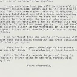 Letter: 1960 July 16