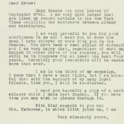 Letter: 1950 October 4