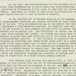 Memorandum: 1954 December 1