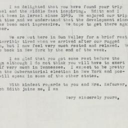 Letter: 1954 September 19