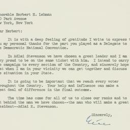 Letter: 1956 August 30