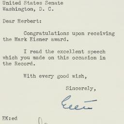 Letter: 1954 January 14