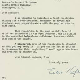 Letter: 1955 January 18