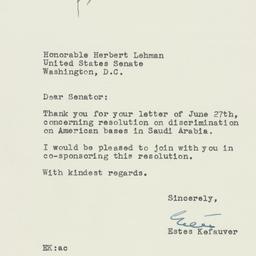 Letter: 1956 July 10